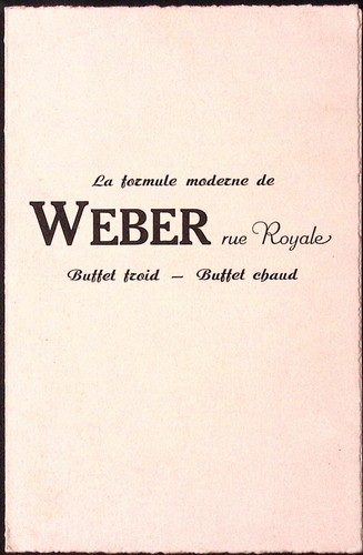 1950s weber rue royale paris - rue,