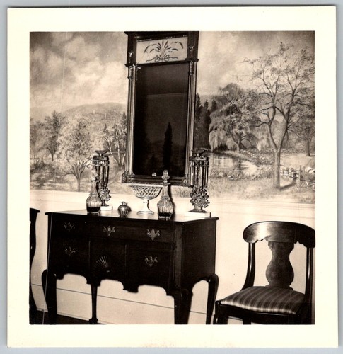Vtg snapshot turner dining - b&w,
